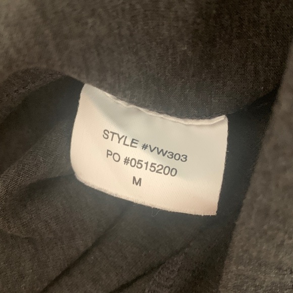 Vuori Classic Black Joggers with White Drawstring - Picture 8 of 8